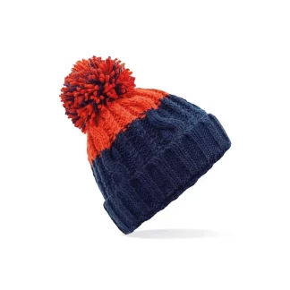2-Tone Bobble Beanie