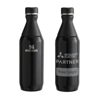 Stanley All Day Slim 350 ml water bottle - Shiny black