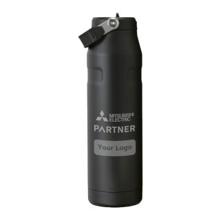 Stanley IceFlow™ 2.0 1.06 litre water bottle with flip straw - Solid black