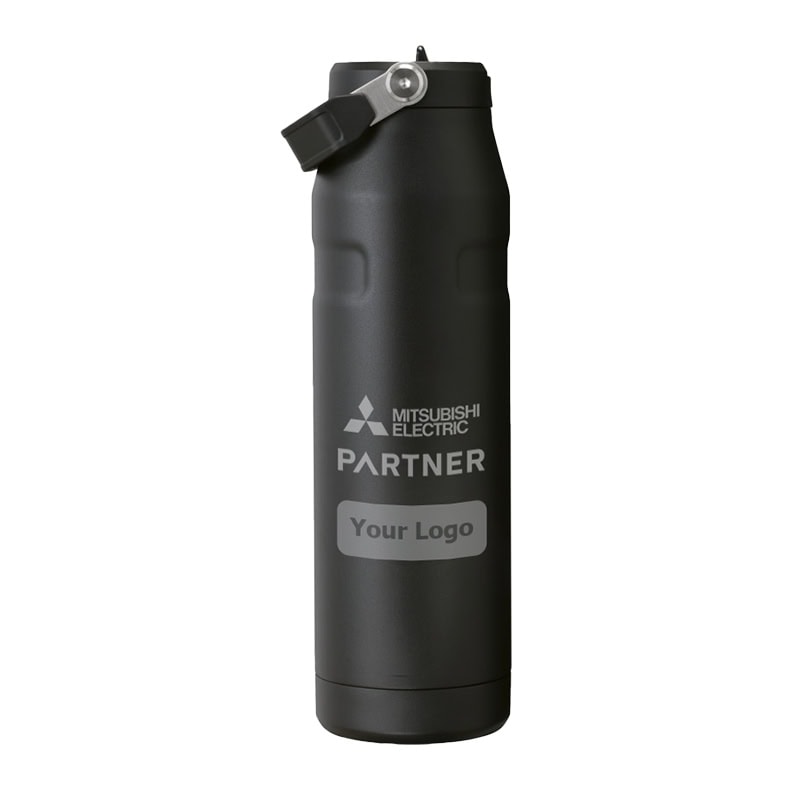 Stanley IceFlow™ 2.0 1.06 litre water bottle with flip straw - Solid black
