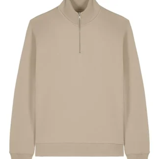 Sustainable Zip Neck Sweatshirt