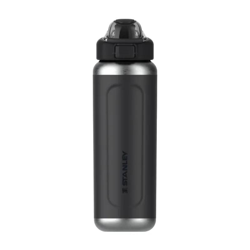 Stanley Classic Wellspring 710ml Recycled Stainless Steel Insulated Water Bottle - Black